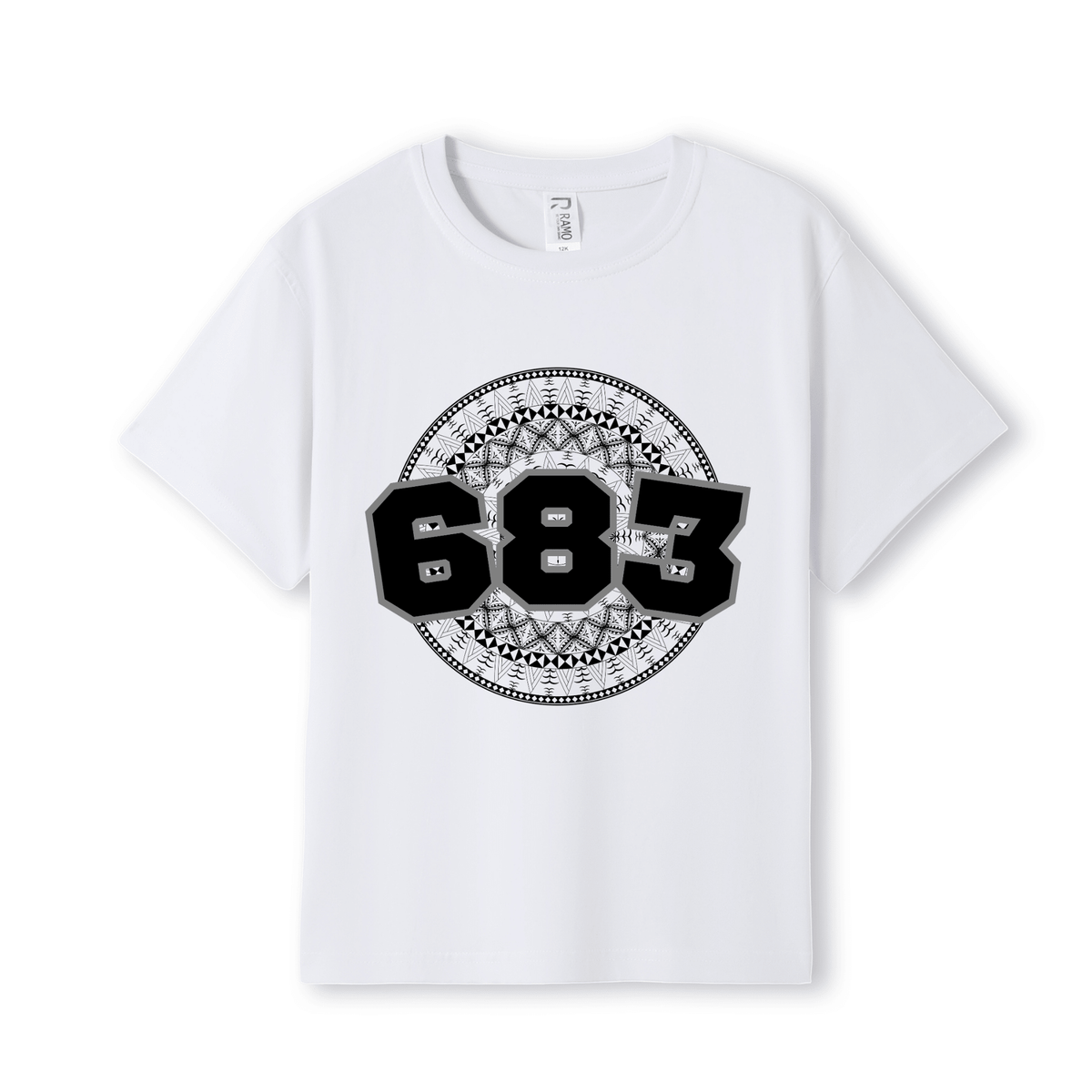 NIUE | 683 | KIDS TEE | BLACK DESIGN - Stick N It