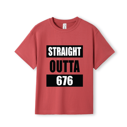 STRAIGHT OUTTA 676 | KIDS TEE - Stick N It