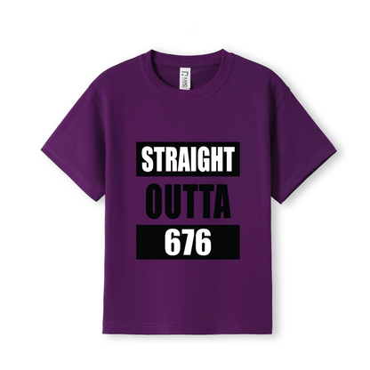 STRAIGHT OUTTA 676 | KIDS TEE - Stick N It