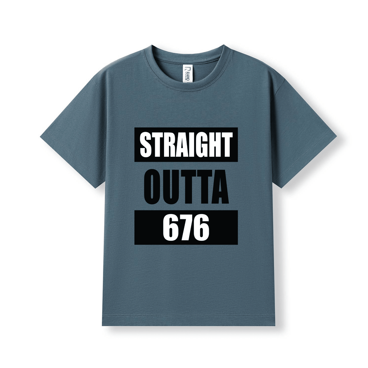 STRAIGHT OUTTA 676 | KIDS TEE - Stick N It