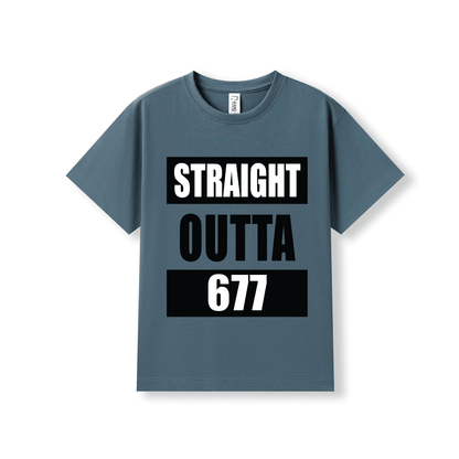 STRAIGHT OUTTA 677 | KIDS TEE - Stick N It