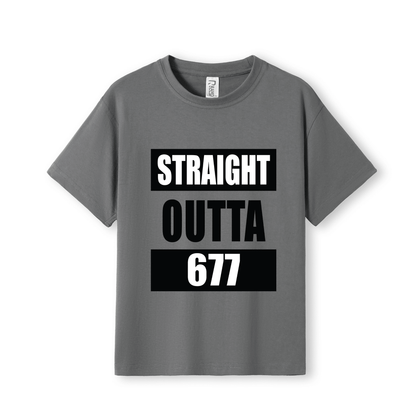 STRAIGHT OUTTA 677 | KIDS TEE - Stick N It