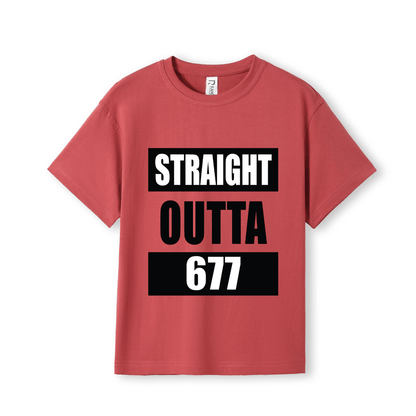 STRAIGHT OUTTA 677 | KIDS TEE - Stick N It