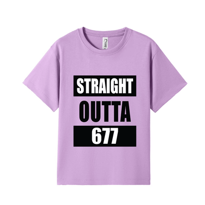 STRAIGHT OUTTA 677 | KIDS TEE - Stick N It