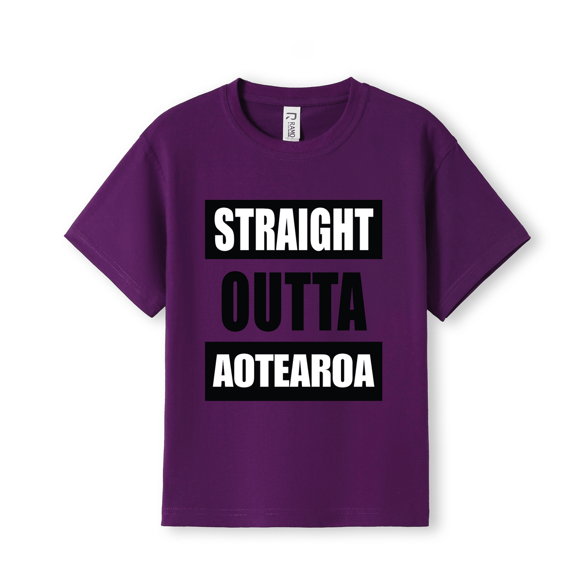 STRAIGHT OUTTA AOTEAROA | KIDS TEE - Stick N It