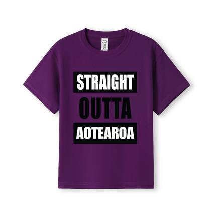 STRAIGHT OUTTA AOTEAROA | KIDS TEE - Stick N It