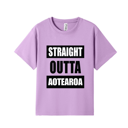 STRAIGHT OUTTA AOTEAROA | KIDS TEE - Stick N It