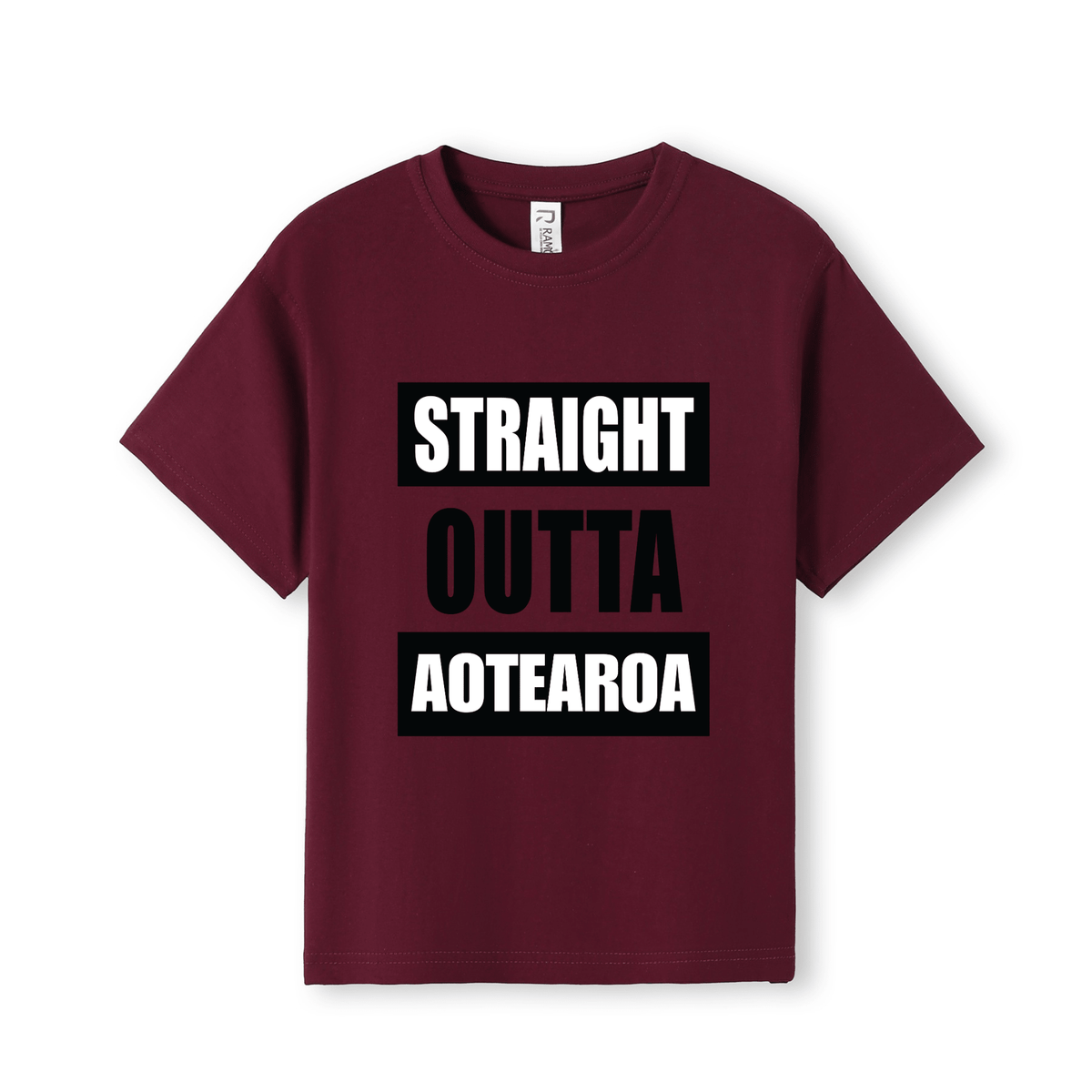 STRAIGHT OUTTA AOTEAROA | KIDS TEE - Stick N It