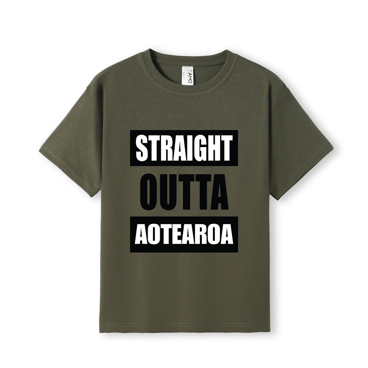 STRAIGHT OUTTA AOTEAROA | KIDS TEE - Stick N It