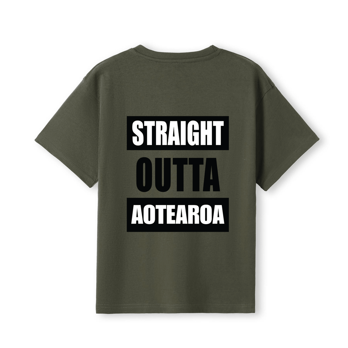 STRAIGHT OUTTA AOTEAROA | KIDS TEE - Stick N It