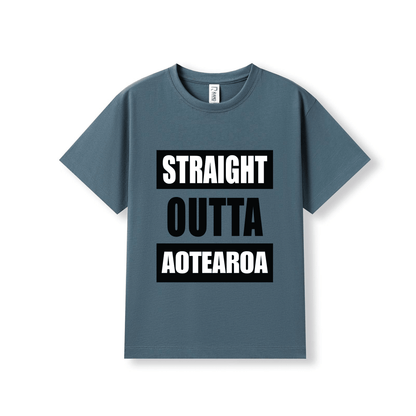 STRAIGHT OUTTA AOTEAROA | KIDS TEE - Stick N It
