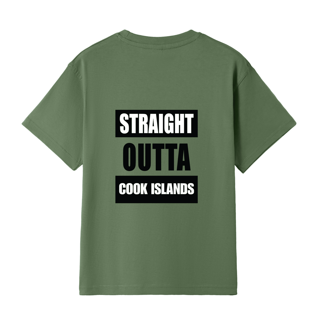 STRAIGHT OUTTA COOK ISLANDS | KIDS TEE - Stick N It