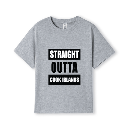 STRAIGHT OUTTA COOK ISLANDS | KIDS TEE - Stick N It