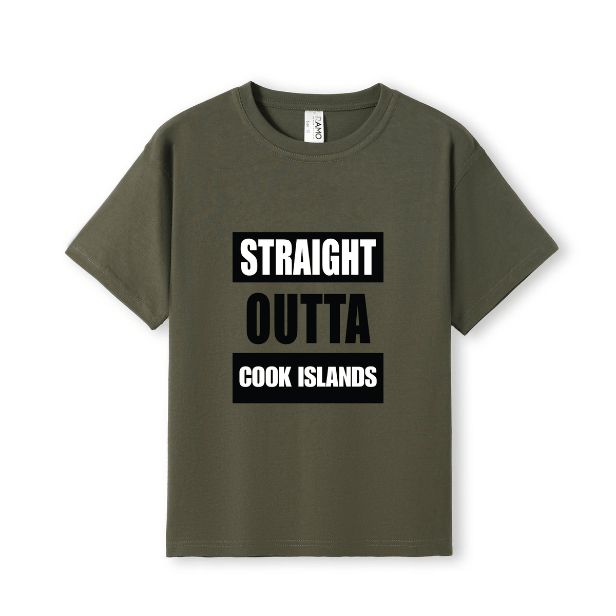 STRAIGHT OUTTA COOK ISLANDS | KIDS TEE - Stick N It
