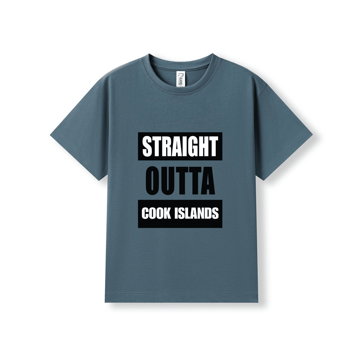 STRAIGHT OUTTA COOK ISLANDS | KIDS TEE - Stick N It