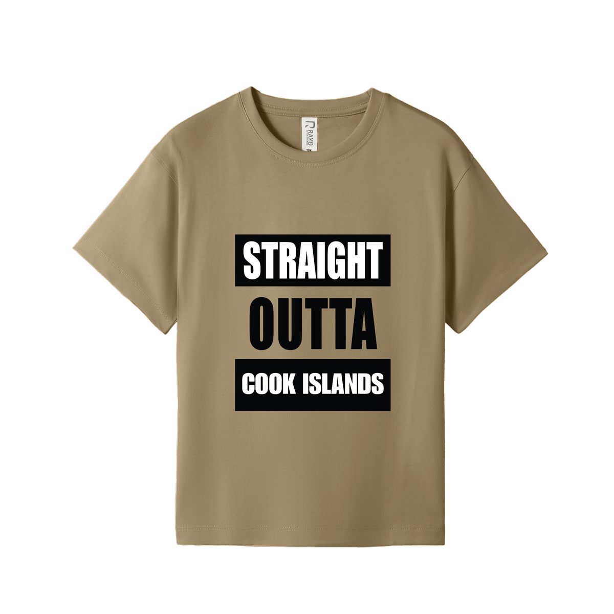 STRAIGHT OUTTA COOK ISLANDS | KIDS TEE - Stick N It