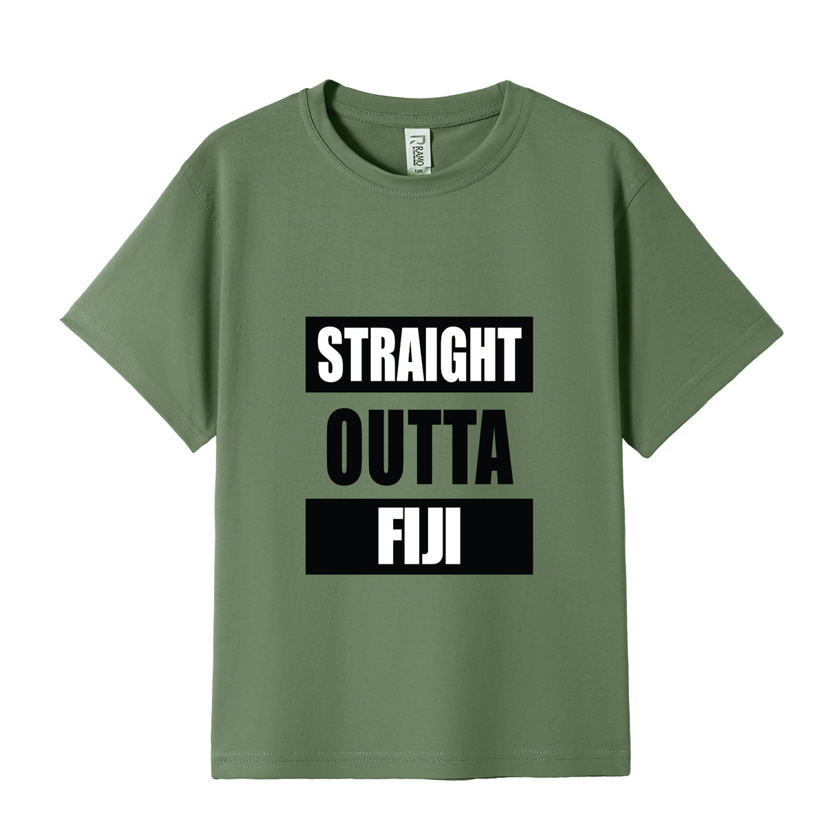 STRAIGHT OUTTA FIJI | KIDS TEE - Stick N It