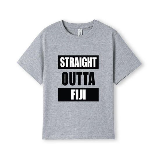 STRAIGHT OUTTA FIJI | KIDS TEE - Stick N It