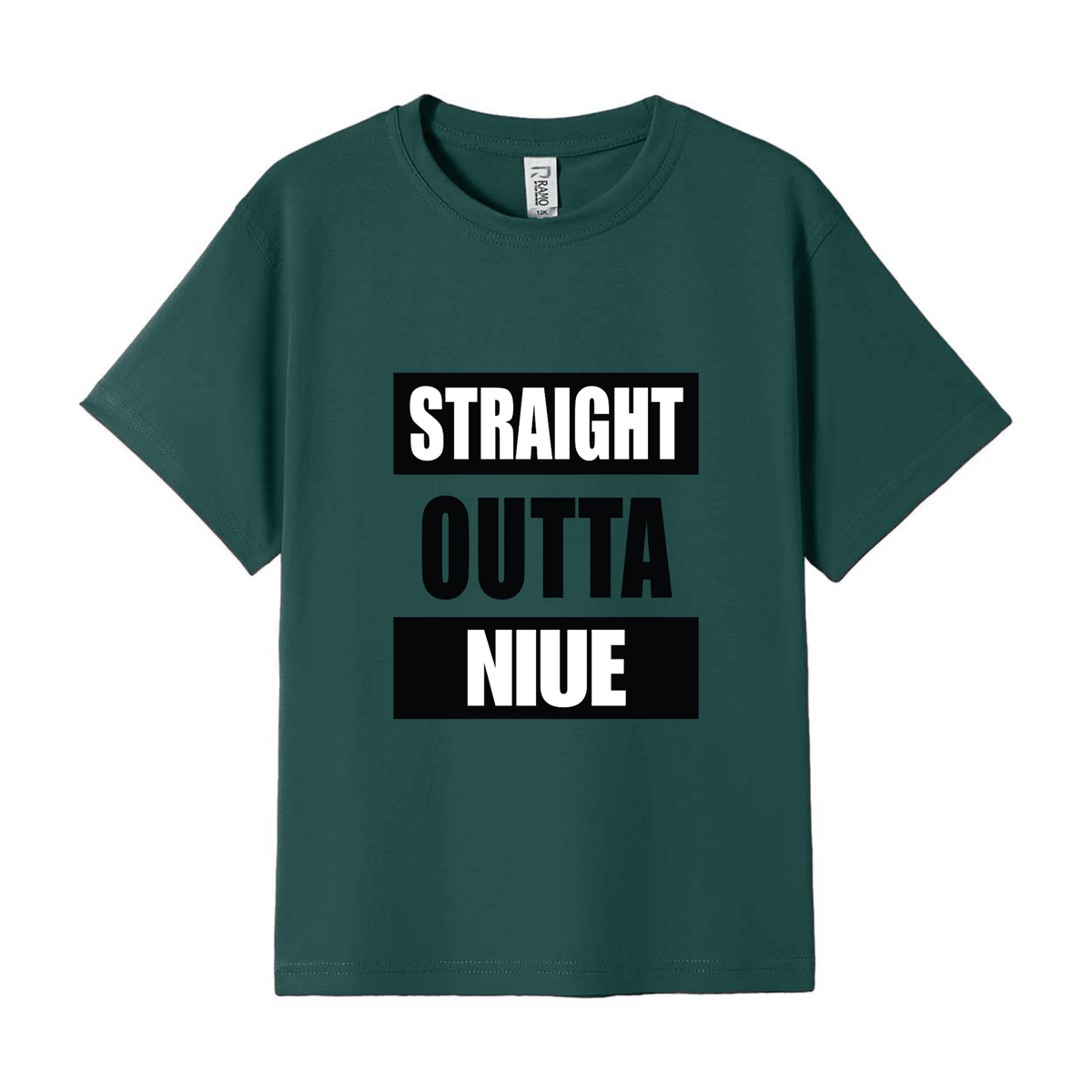 STRAIGHT OUTTA NIUE | KIDS TEE - Stick N It