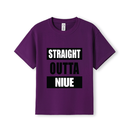 STRAIGHT OUTTA NIUE | KIDS TEE - Stick N It