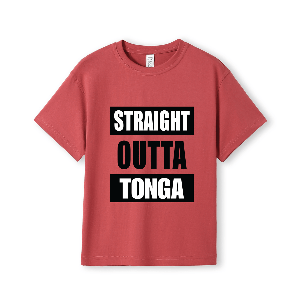 STRAIGHT OUTTA TONGA | KIDS TEE - Stick N It