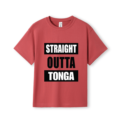 STRAIGHT OUTTA TONGA | KIDS TEE - Stick N It