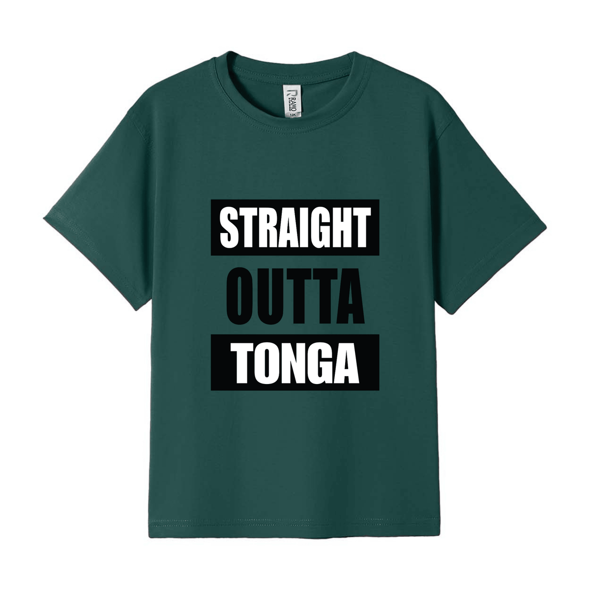 STRAIGHT OUTTA TONGA | KIDS TEE - Stick N It