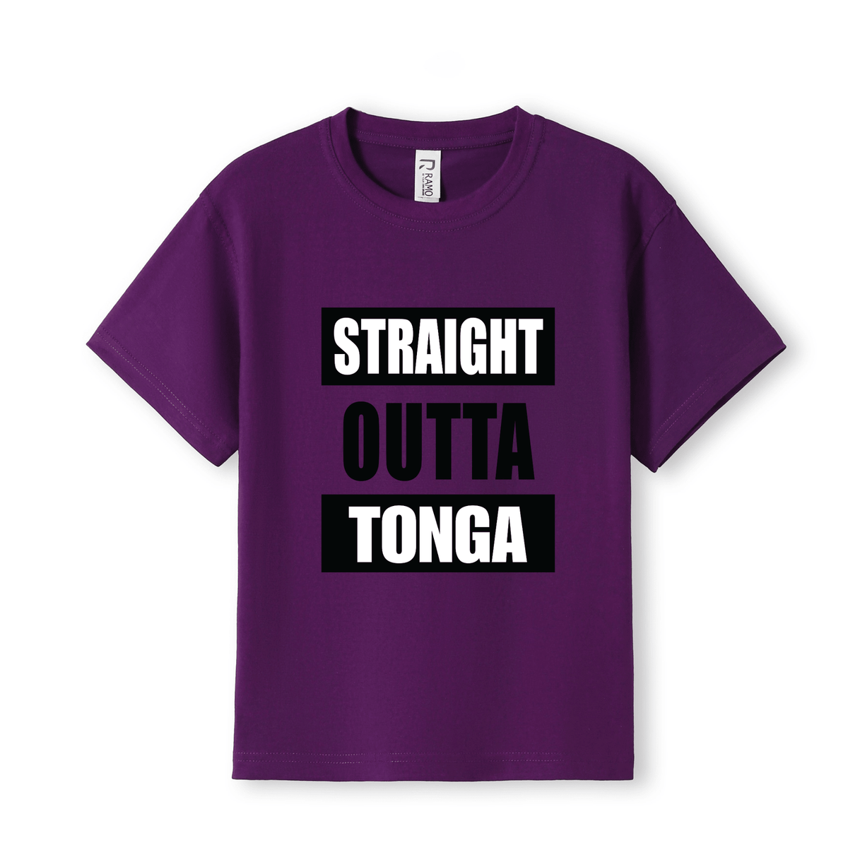 STRAIGHT OUTTA TONGA | KIDS TEE - Stick N It