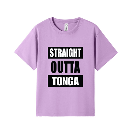 STRAIGHT OUTTA TONGA | KIDS TEE - Stick N It