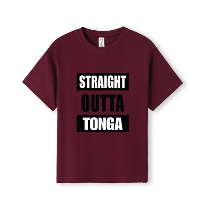 STRAIGHT OUTTA TONGA | KIDS TEE - Stick N It