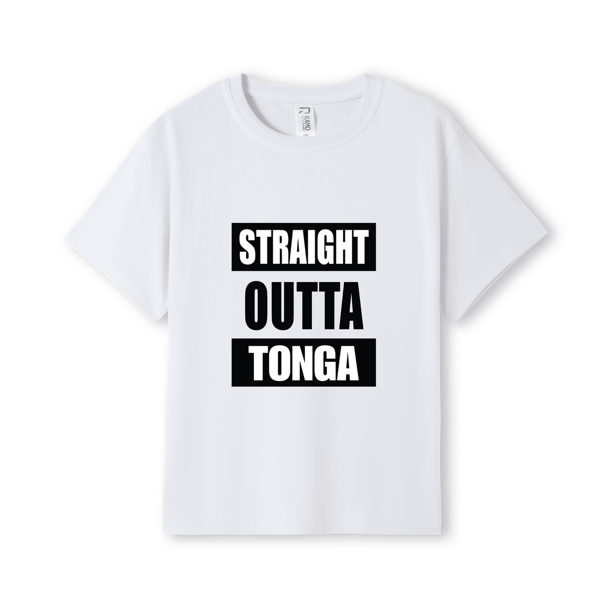STRAIGHT OUTTA TONGA | KIDS TEE - Stick N It