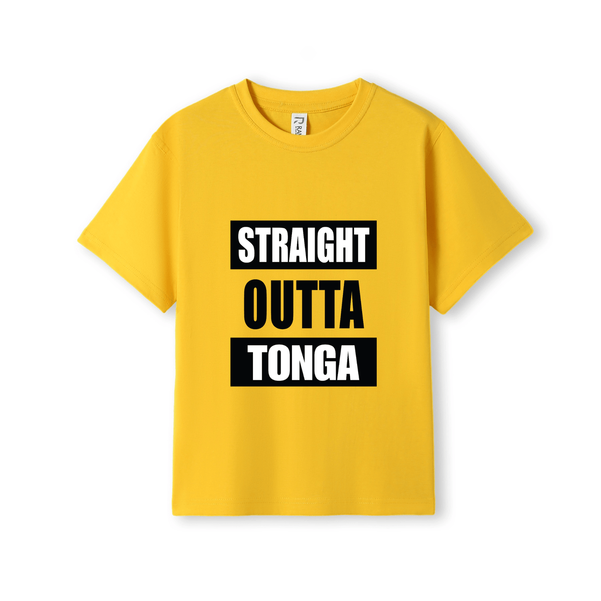 STRAIGHT OUTTA TONGA | KIDS TEE - Stick N It