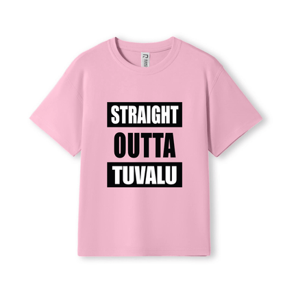 STRAIGHT OUTTA TUVALU | KIDS TEE - Stick N It