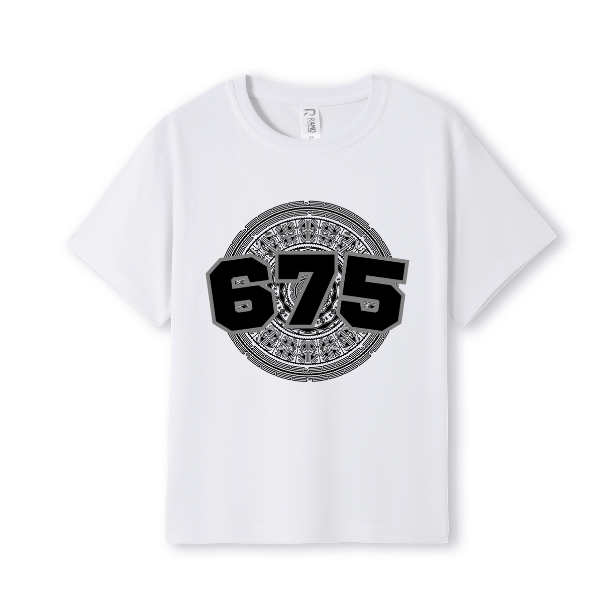 PNG | 675 | KIDS TEE | BLACK DESIGN - Stick N It
