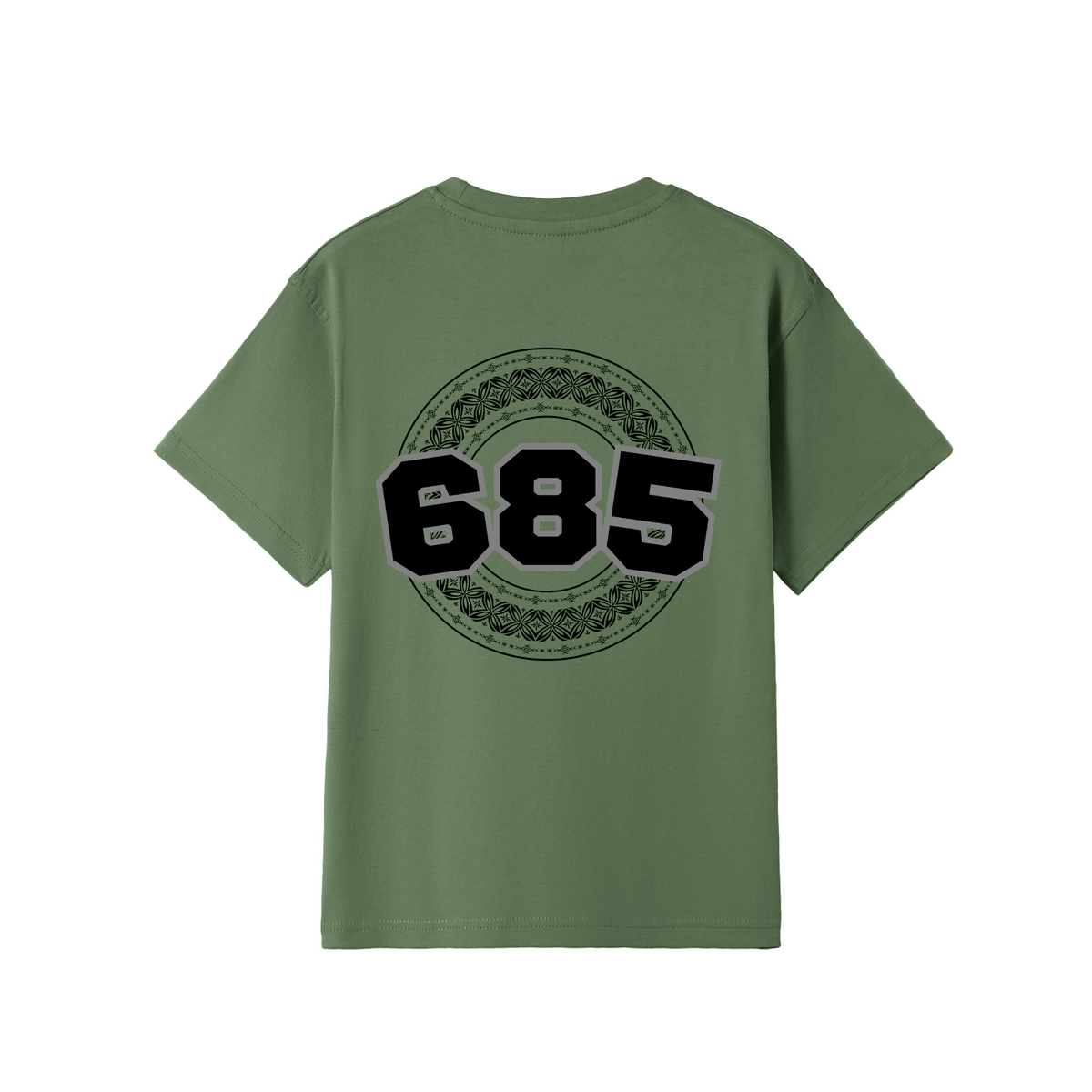SAMOA | 685 | KIDS TEE | BLACK DESIGN - Stick N It
