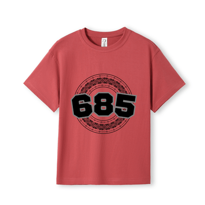 SAMOA | 685 | KIDS TEE | BLACK DESIGN - Stick N It