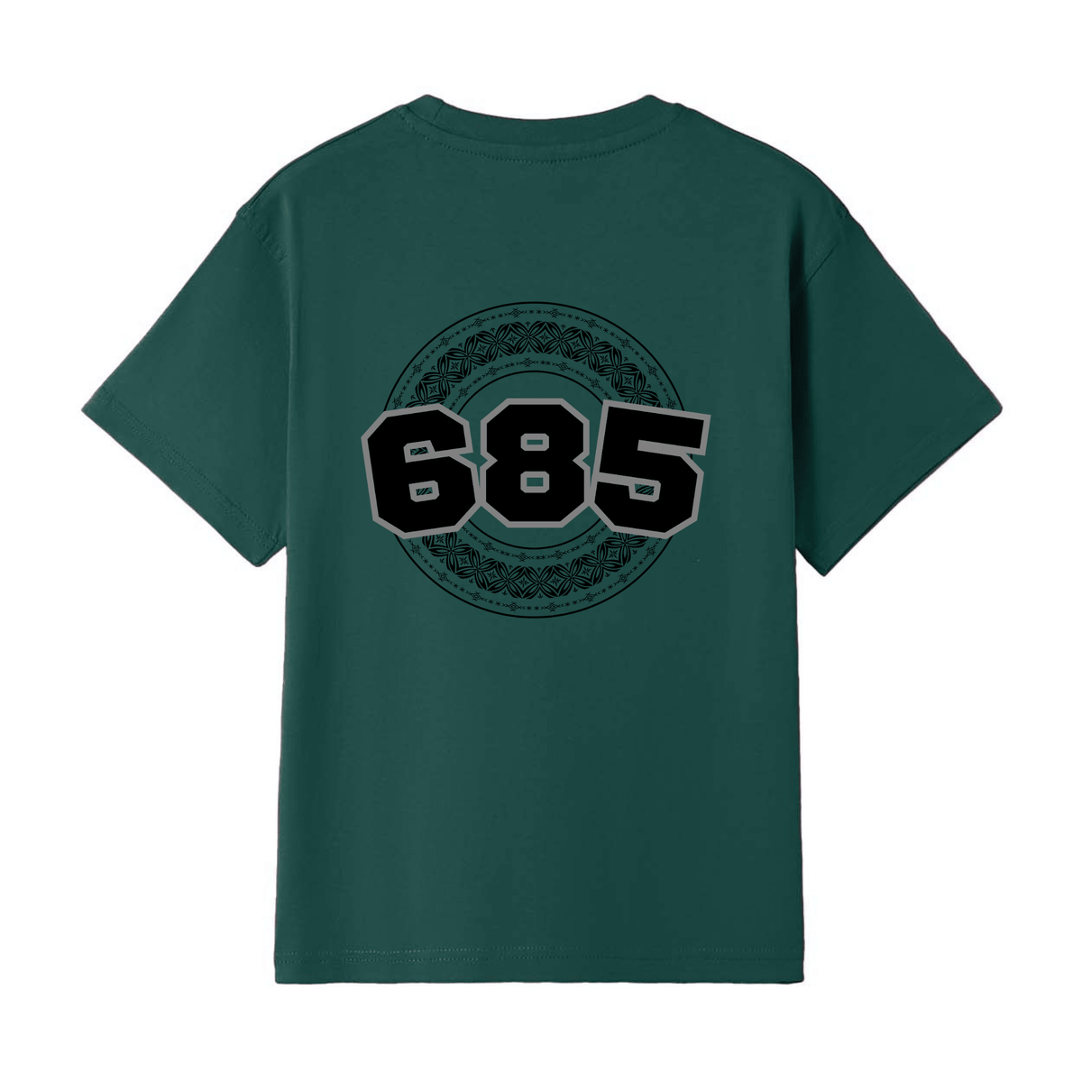 SAMOA | 685 | KIDS TEE | BLACK DESIGN - Stick N It