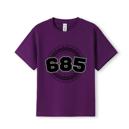 SAMOA | 685 | KIDS TEE | BLACK DESIGN - Stick N It