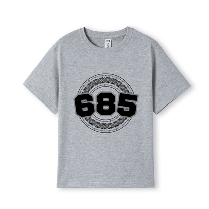 SAMOA | 685 | KIDS TEE | BLACK DESIGN - Stick N It