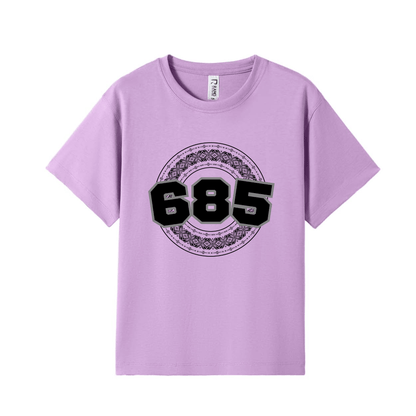 SAMOA | 685 | KIDS TEE | BLACK DESIGN - Stick N It