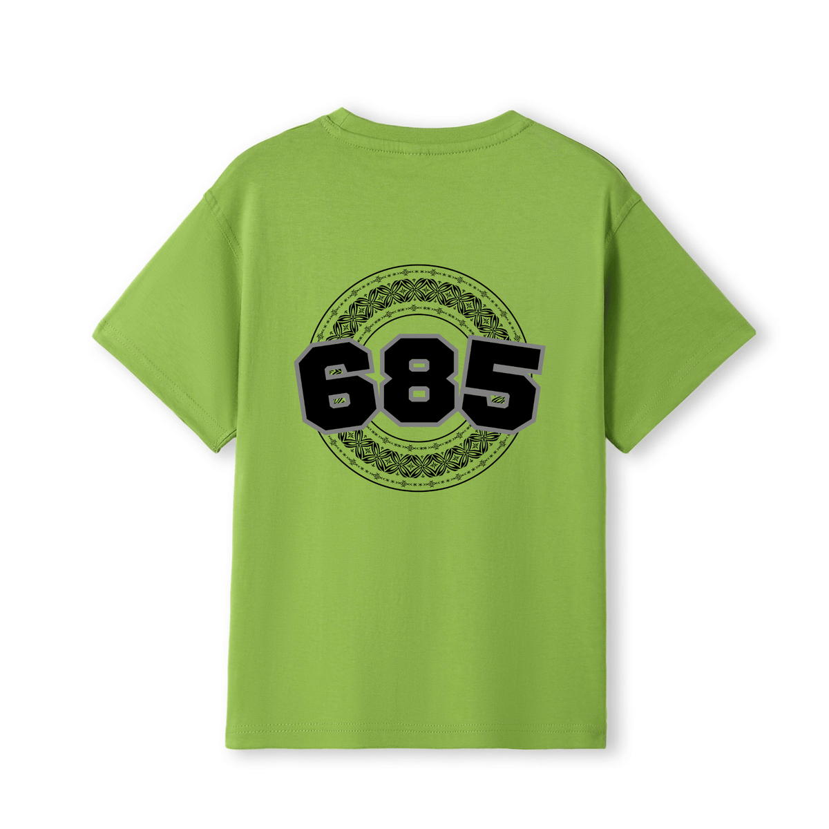 SAMOA | 685 | KIDS TEE | BLACK DESIGN - Stick N It