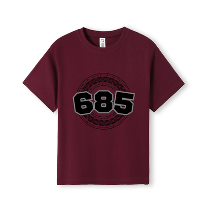 SAMOA | 685 | KIDS TEE | BLACK DESIGN - Stick N It