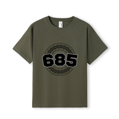 SAMOA | 685 | KIDS TEE | BLACK DESIGN - Stick N It