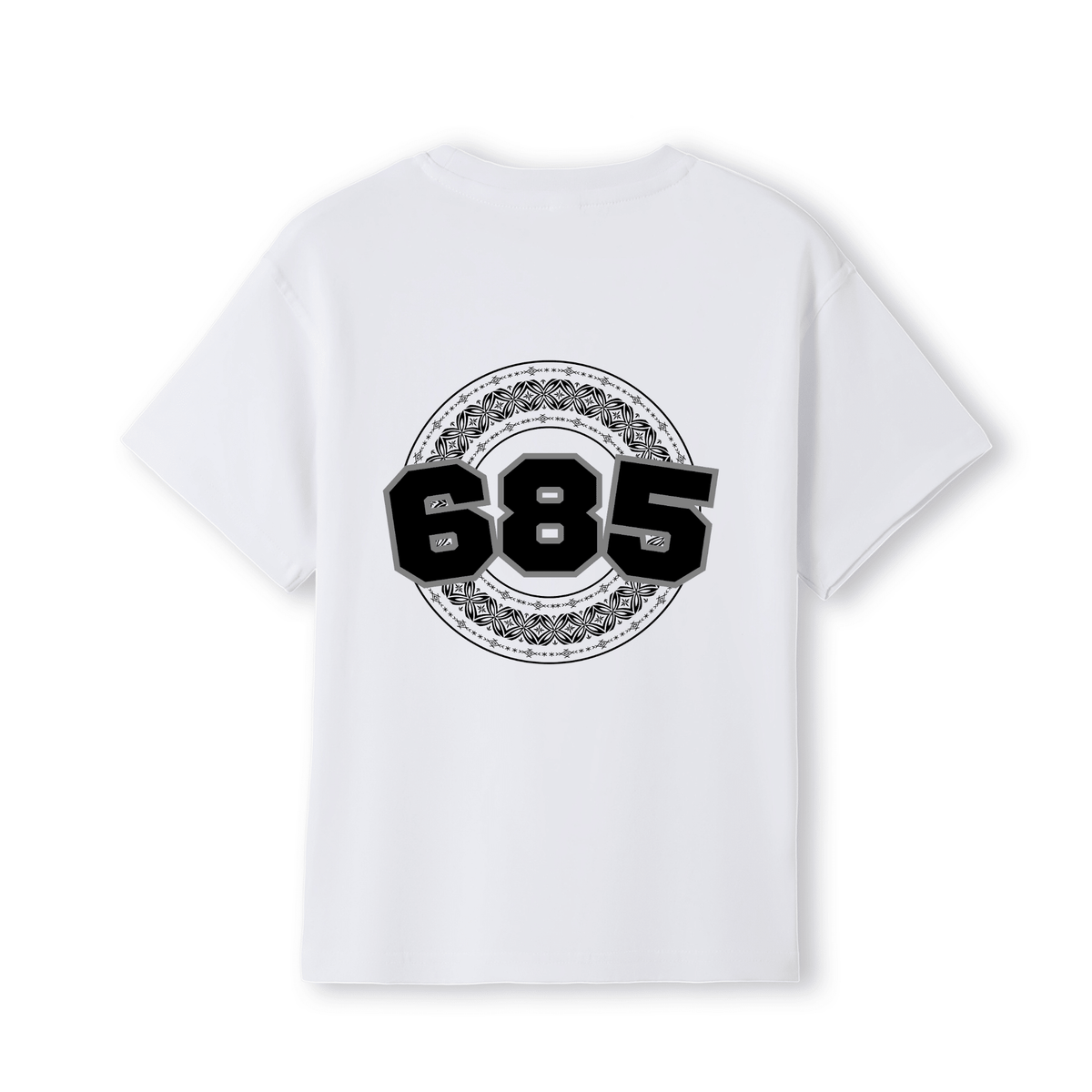 SAMOA | 685 | KIDS TEE | BLACK DESIGN - Stick N It