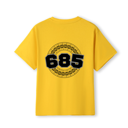 SAMOA | 685 | KIDS TEE | BLACK DESIGN - Stick N It