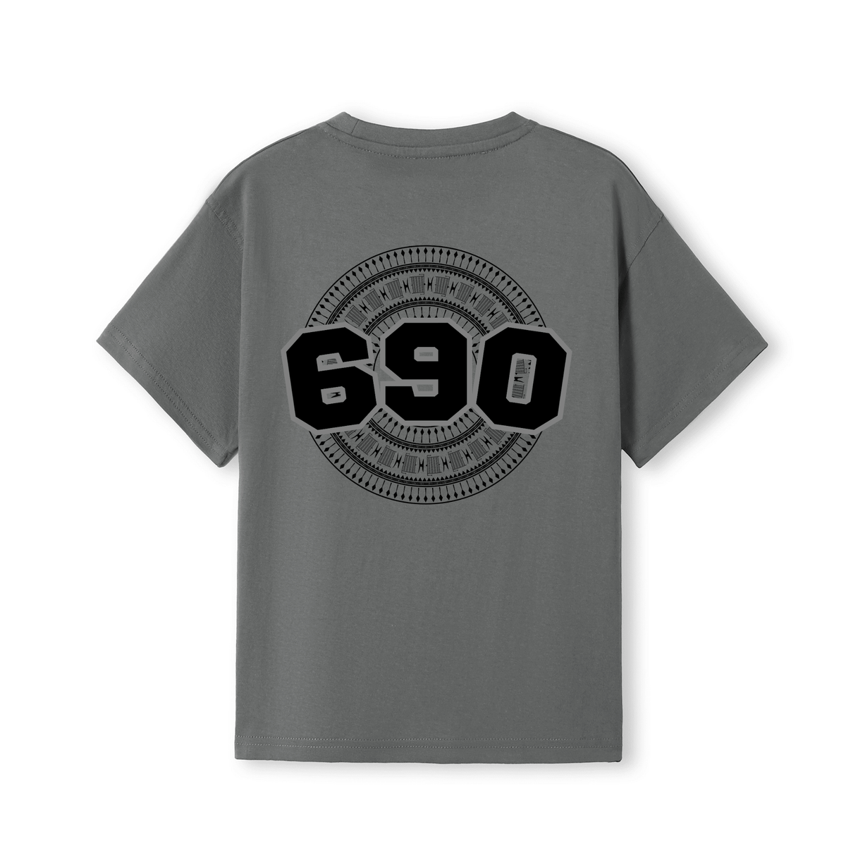 TOKELAU | 690 | KIDS TEE | BLACK DESIGN - Stick N It