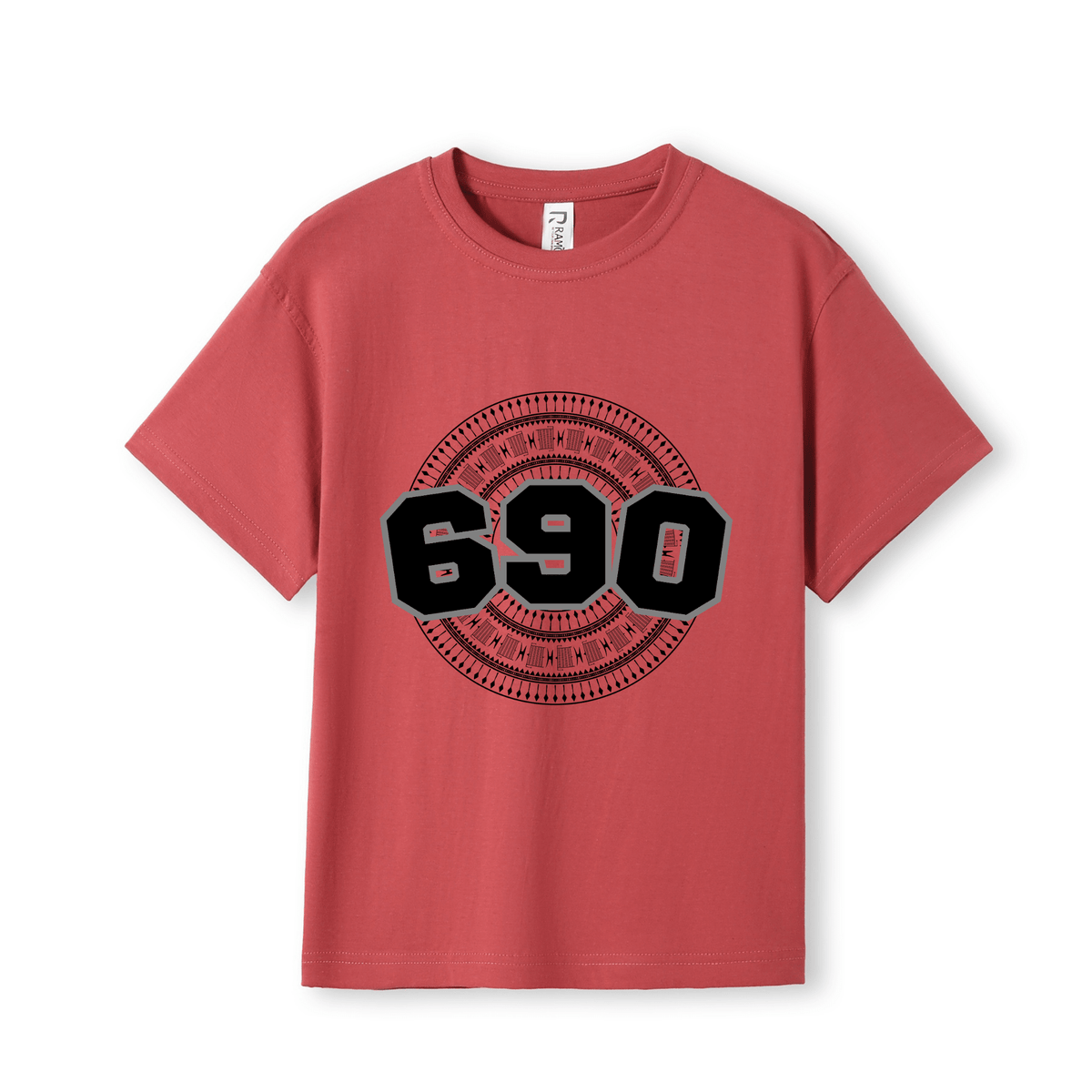 TOKELAU | 690 | KIDS TEE | BLACK DESIGN - Stick N It