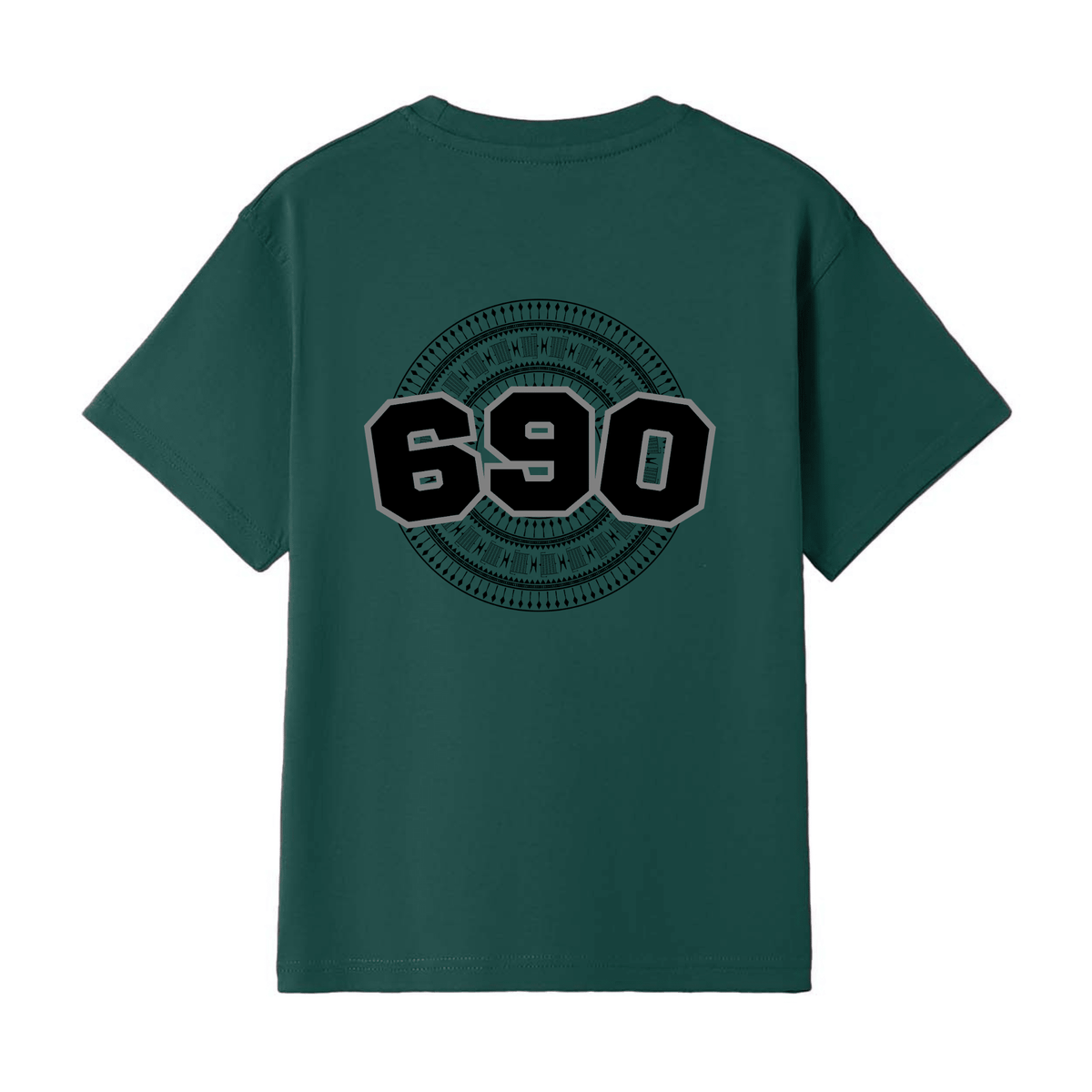 TOKELAU | 690 | KIDS TEE | BLACK DESIGN - Stick N It
