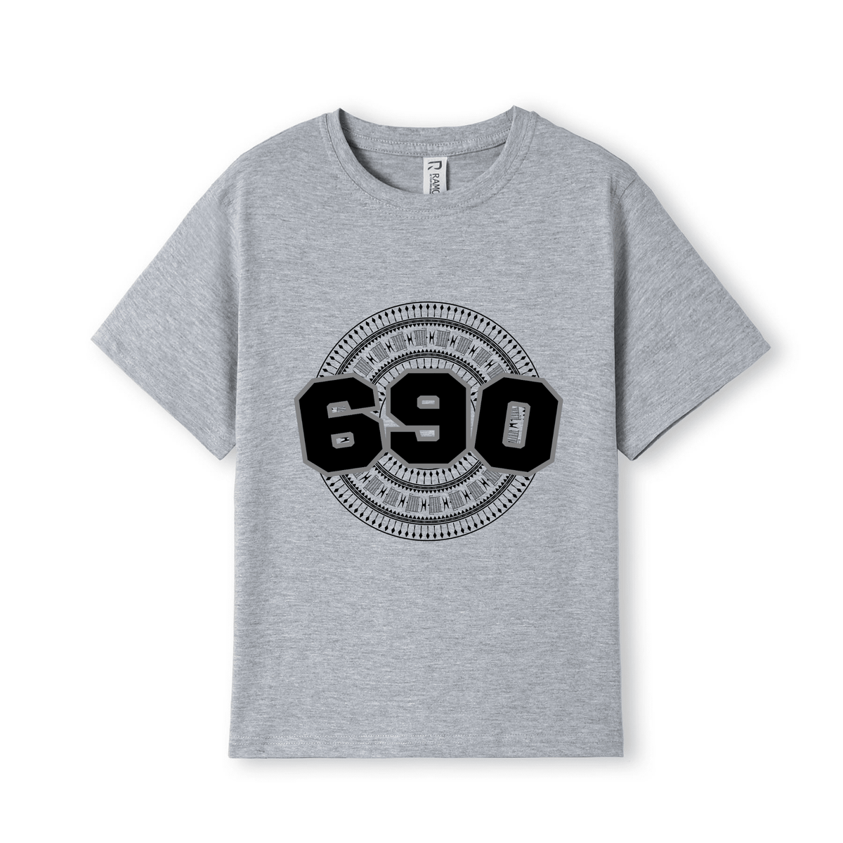 TOKELAU | 690 | KIDS TEE | BLACK DESIGN - Stick N It
