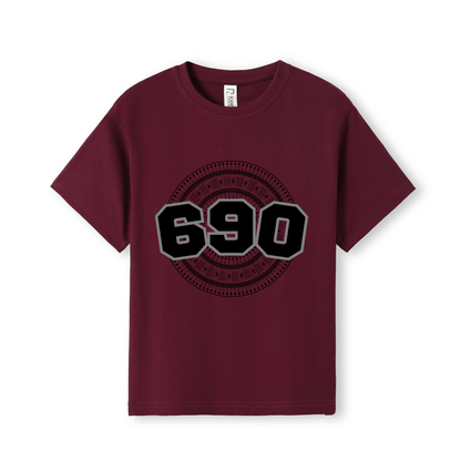 TOKELAU | 690 | KIDS TEE | BLACK DESIGN - Stick N It